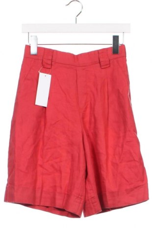 Дамски къс панталон United Colors Of Benetton, Размер XS, Цвят Червен, Цена 77,00 лв.
