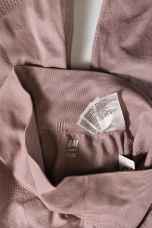 Damen Leggings H&M Sport, Größe L, Farbe Aschrosa, Preis 4,64 €