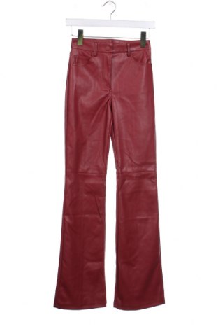 Γυναικείο παντελόνι δερμάτινο Tally Weijl, Μέγεθος XS, Χρώμα Κόκκινο, Τιμή 12,33 €