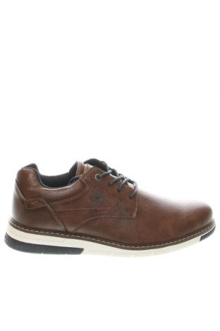 Мъжки обувки Tom Tailor, Размер 41, Цвят Кафяв, Цена 54,00 лв.