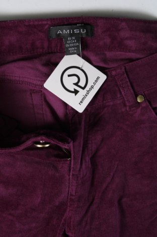 Дамски панталон Amisu, Размер S, Цвят Лилав, Цена 7,54 лв.