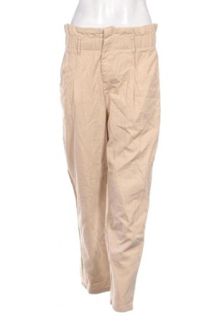 Pantaloni de femei Bershka, Mărime S, Culoare Bej, Preț 78,57 Lei