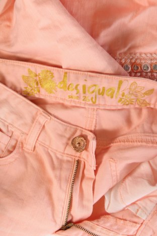 Damskie spodnie Desigual, Rozmiar S, Kolor Różowy, Cena 137,40 zł