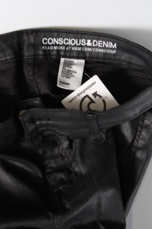 Pantaloni de femei H&M Conscious Collection, Mărime L, Culoare Negru, Preț 95,39 Lei