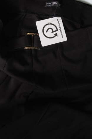 Дамски панталон Laura Torelli, Размер M, Цвят Черен, Цена 7,25 лв.