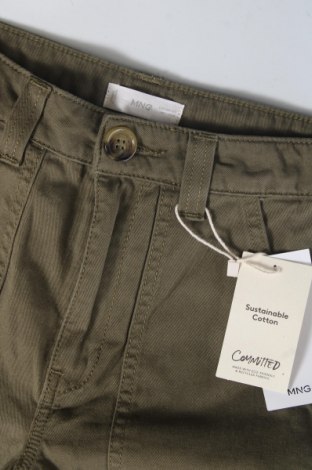 Pantaloni de femei Mango, Mărime XXS, Culoare Verde, Preț 50,66 Lei