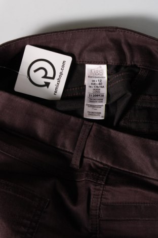 Pantaloni de femei Marks & Spencer, Mărime M, Culoare Maro, Preț 49,77 Lei