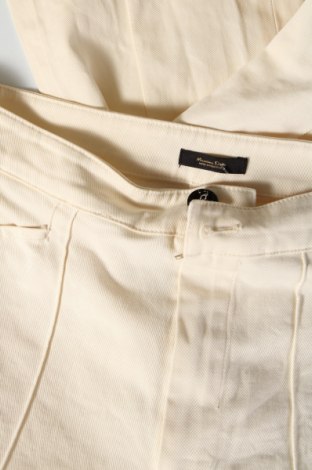 Pantaloni de femei Massimo Dutti, Mărime M, Culoare Ecru, Preț 173,47 Lei