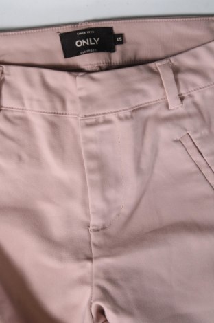 Dámske nohavice ONLY, Veľkosť XS, Farba Ružová, Cena  6,72 €