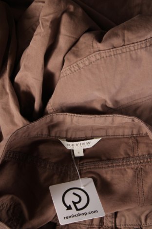Дамски панталон Review, Размер S, Цвят Кафяв, Цена 26,58 лв.