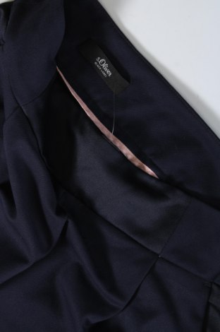 Дамски панталон S.Oliver Black Label, Размер XS, Цвят Син, Цена 15,94 лв.