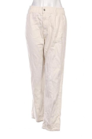 Pantaloni de femei Sinsay, Mărime L, Culoare Ecru, Preț 44,39 Lei