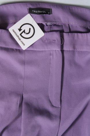 Damenhose Trendyol, Größe XS, Farbe Lila, Preis 20,79 €