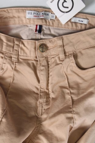 Дамски панталон U.S. Polo Assn., Размер XXS, Цвят Бежов, Цена 68,00 лв.
