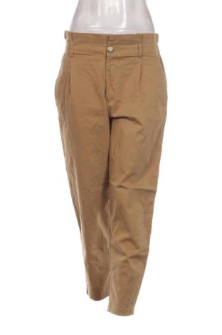 Дамски панталон Zara, Размер L, Цвят Кафяв, Цена 16,42 лв.