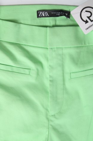 Pantaloni de femei Zara, Mărime XS, Culoare Verde, Preț 35,13 Lei