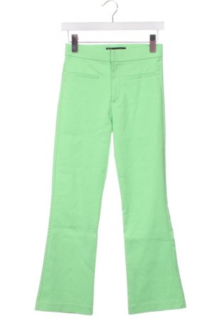 Γυναικείο παντελόνι Zara, Μέγεθος XS, Χρώμα Πράσινο, Τιμή 8,29 €