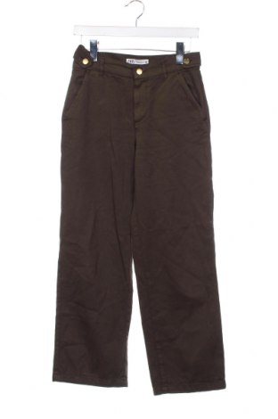 Dámské kalhoty  Zara, Velikost XS, Barva Zelená, Cena  219,00 Kč