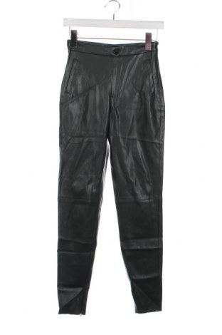 Pantaloni de femei Zara, Mărime XS, Culoare Verde, Preț 39,97 Lei