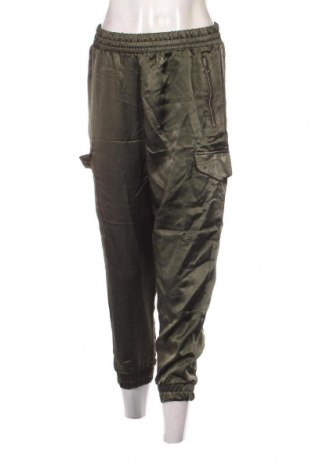 Pantaloni de femei Zara, Mărime L, Culoare Verde, Preț 69,82 Lei