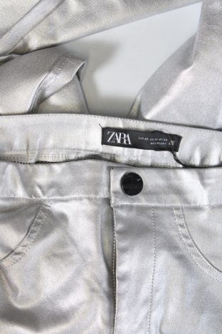 Γυναικείο παντελόνι Zara, Μέγεθος XS, Χρώμα Ασημί, Τιμή 15,39 €