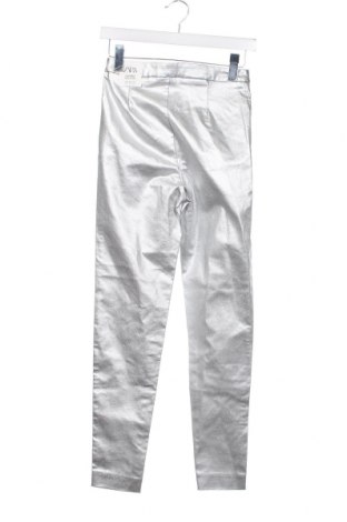 Pantaloni de femei Zara, Mărime XS, Culoare Argintiu, Preț 76,75 Lei