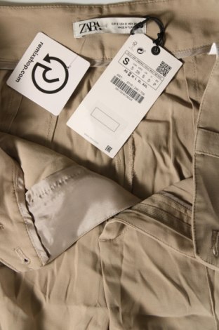 Dámské kalhoty  Zara, Velikost S, Barva Béžová, Cena  557,00 Kč