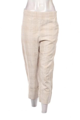 Дамски панталон Zara, Размер S, Цвят Бежов, Цена 43,89 лв.