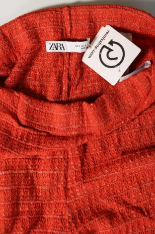 Дамски панталон Zara, Размер S, Цвят Оранжев, Цена 8,10 лв.
