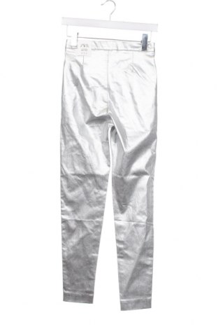 Pantaloni de femei Zara, Mărime XS, Culoare Argintiu, Preț 111,71 Lei