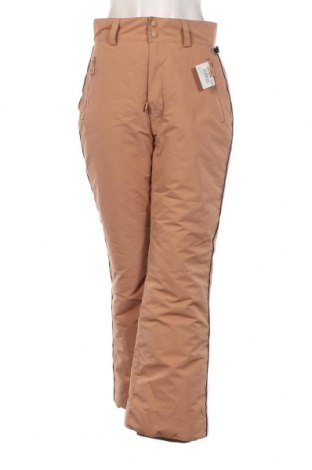 Дамски панталон за зимни спортове Missguided, Размер M, Цвят Бежов, Цена 39,75 лв.