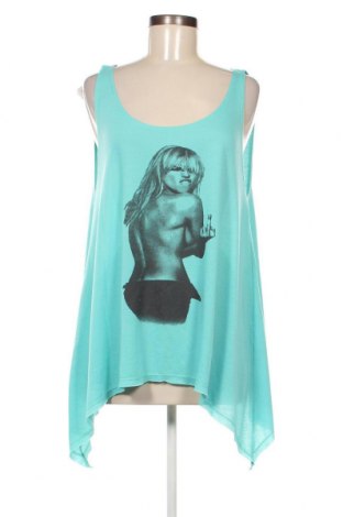 Γυναικείο αμάνικο μπλουζάκι, Μέγεθος M, Χρώμα Μπλέ, Τιμή 3,36 €
