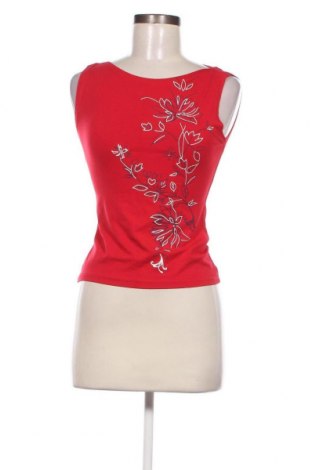 Γυναικείο αμάνικο μπλουζάκι, Μέγεθος S, Χρώμα Κόκκινο, Τιμή 3,19 €
