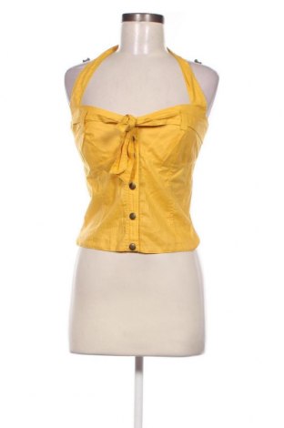 Γυναικείο αμάνικο μπλουζάκι, Μέγεθος S, Χρώμα Κίτρινο, Τιμή 3,59 €