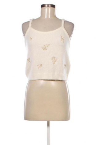Γυναικείο αμάνικο μπλουζάκι Abercrombie & Fitch, Μέγεθος M, Χρώμα Εκρού, Τιμή 12,78 €