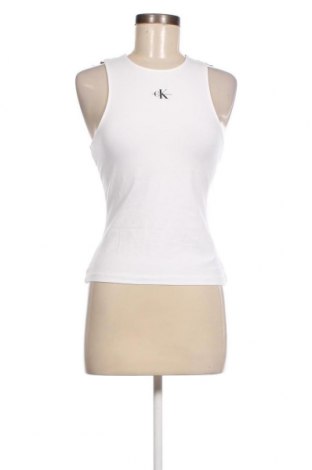 Damska koszulka na ramiączkach Calvin Klein, Rozmiar S, Kolor Biały, Cena 247,89 zł