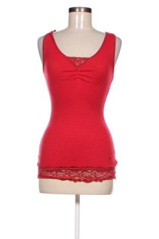 Γυναικείο αμάνικο μπλουζάκι Edc By Esprit, Μέγεθος S, Χρώμα Κόκκινο, Τιμή 3,36 €