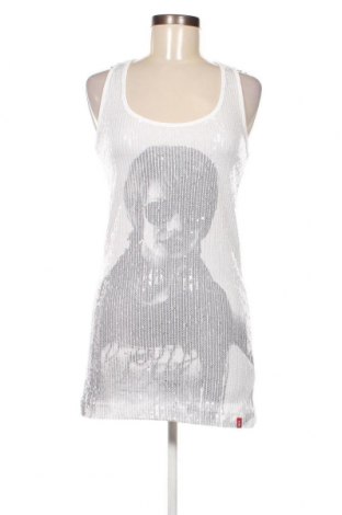 Γυναικείο αμάνικο μπλουζάκι Edc By Esprit, Μέγεθος L, Χρώμα Λευκό, Τιμή 3,47 €