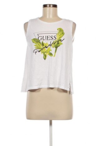 Γυναικείο αμάνικο μπλουζάκι Guess, Μέγεθος S, Χρώμα Λευκό, Τιμή 20,57 €