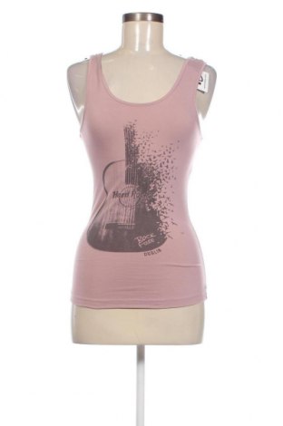 Γυναικείο αμάνικο μπλουζάκι Hard Rock, Μέγεθος M, Χρώμα Σάπιο μήλο, Τιμή 3,36 €