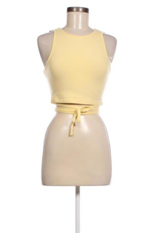 Γυναικείο αμάνικο μπλουζάκι Hollister, Μέγεθος M, Χρώμα Κίτρινο, Τιμή 7,19 €