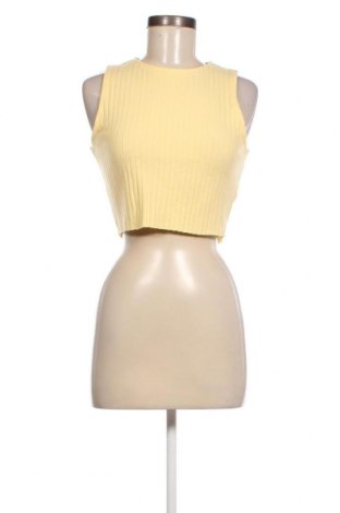 Γυναικείο αμάνικο μπλουζάκι Jennyfer, Μέγεθος XL, Χρώμα Κίτρινο, Τιμή 5,41 €