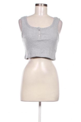 Γυναικείο αμάνικο μπλουζάκι Jennyfer, Μέγεθος L, Χρώμα Γκρί, Τιμή 10,82 €