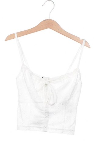 Γυναικείο αμάνικο μπλουζάκι Jennyfer, Μέγεθος XS, Χρώμα Λευκό, Τιμή 3,57 €