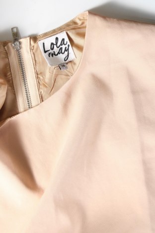 Γυναικείο αμάνικο μπλουζάκι Lola May, Μέγεθος L, Χρώμα  Μπέζ, Τιμή 3,44 €