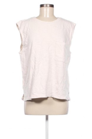 Damska koszulka na ramiączkach Lou & Grey, Rozmiar L, Kolor ecru, Cena 15,67 zł
