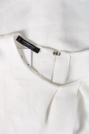 Γυναικείο αμάνικο μπλουζάκι Mango, Μέγεθος XS, Χρώμα Λευκό, Τιμή 21,38 €