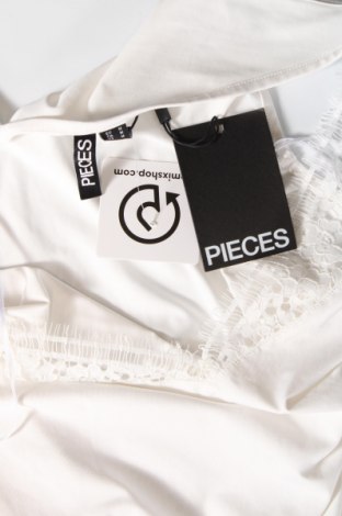 Tricou de damă Pieces, Mărime M, Culoare Alb, Preț 22,43 Lei