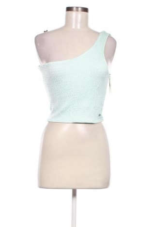 Γυναικείο αμάνικο μπλουζάκι Pull&Bear, Μέγεθος M, Χρώμα Μπλέ, Τιμή 2,06 €