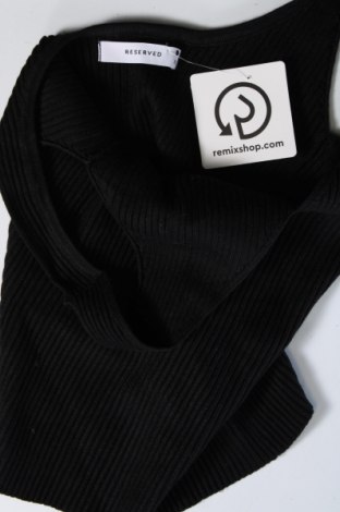 Tricou de damă Reserved, Mărime XS, Culoare Negru, Preț 15,82 Lei